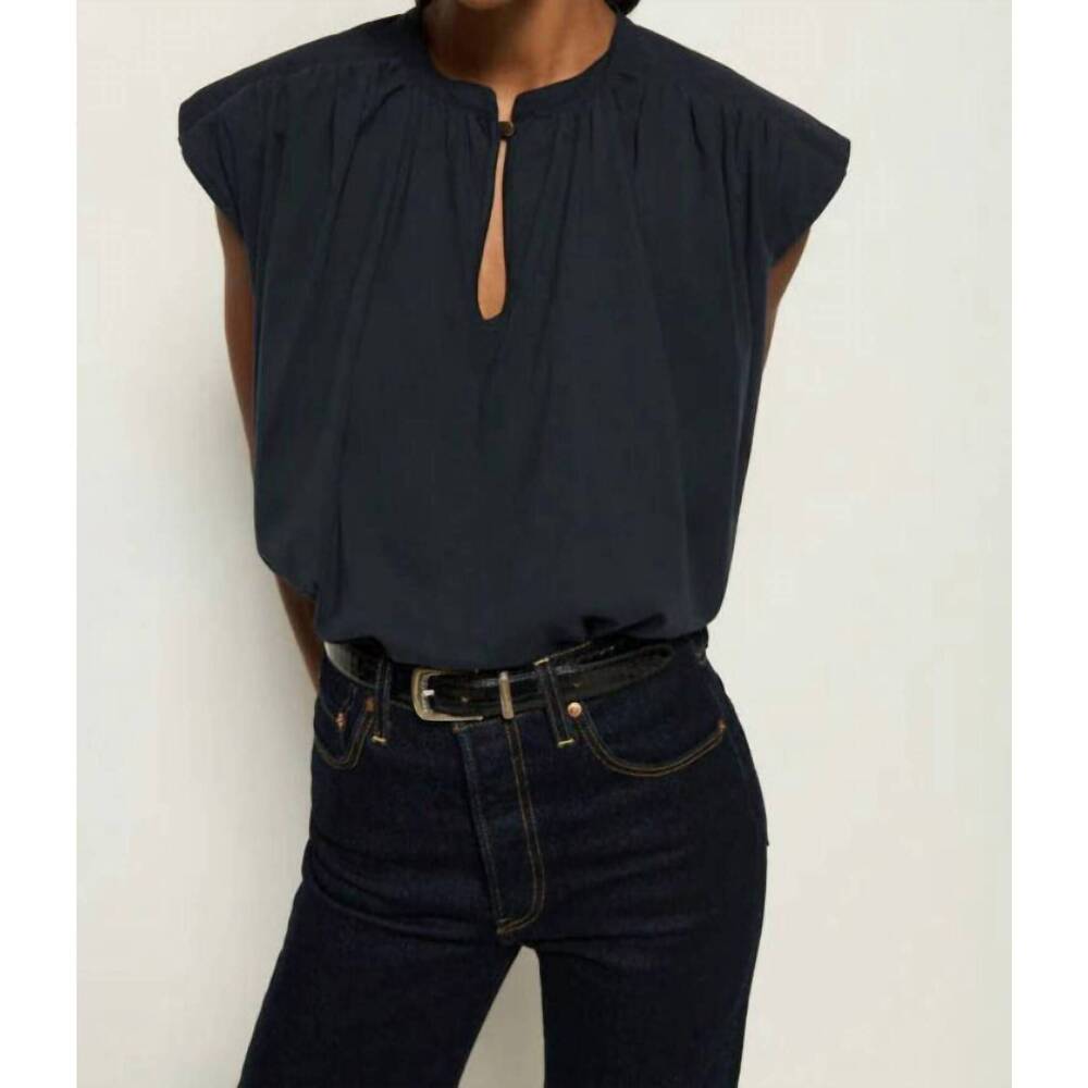 NWT Nation LTD Blue Tank with Keyhole